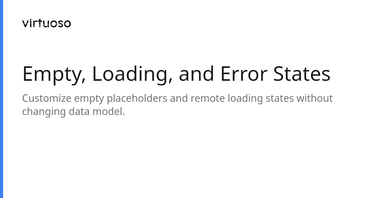 Empty, Loading, and Error States | Virtuoso